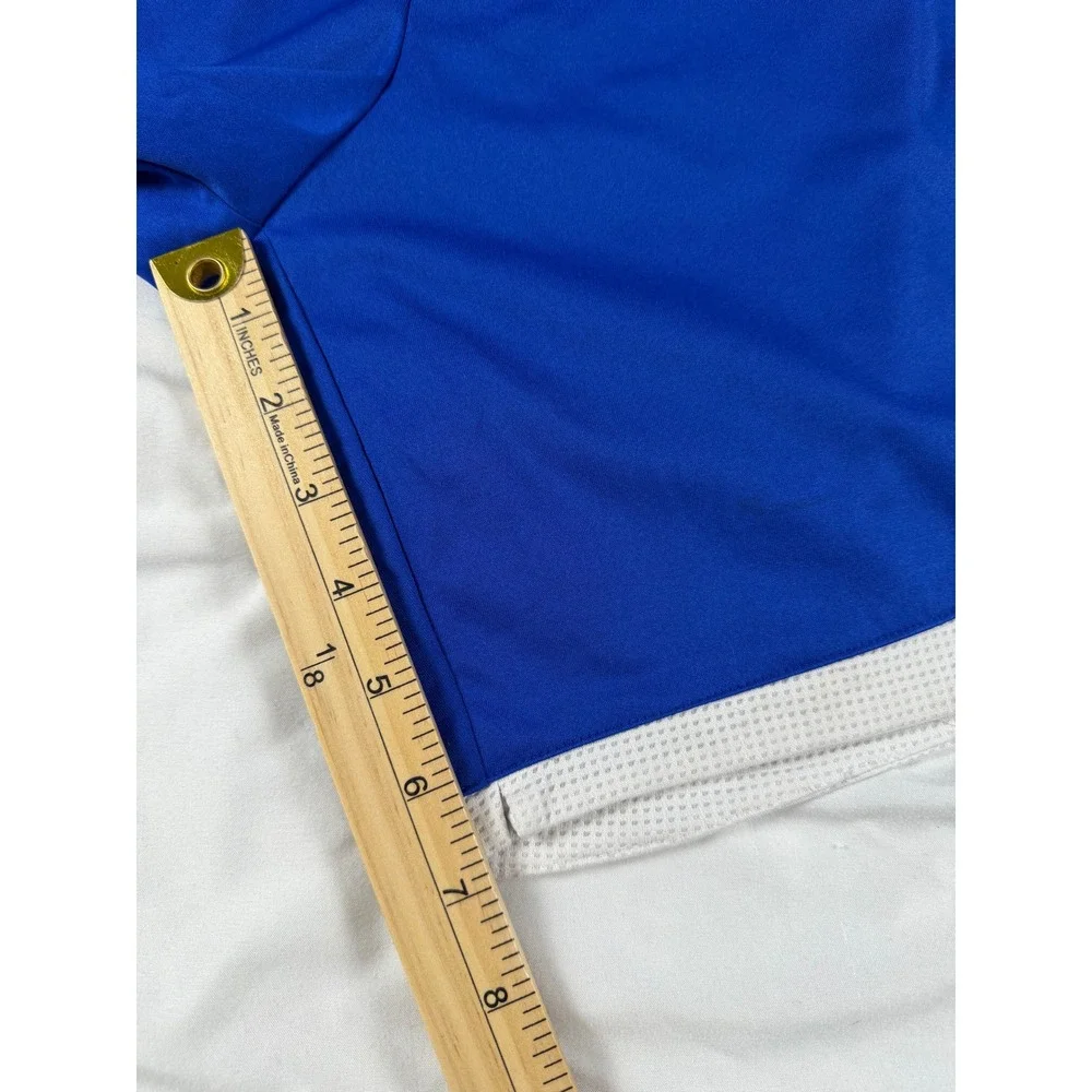 Boys Adidas Shorts Blue Athletic Athleisure Elastic Drawstring Size Small Sporty
